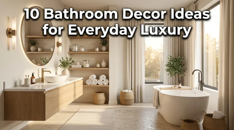 10 Bathroom Decor Ideas for Everyday Luxury