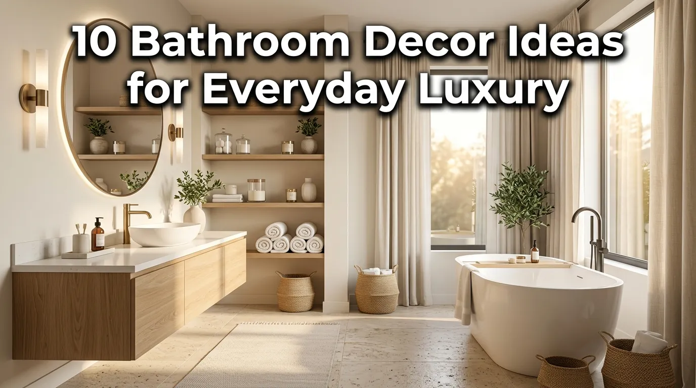 10 Bathroom Decor Ideas for Everyday Luxury