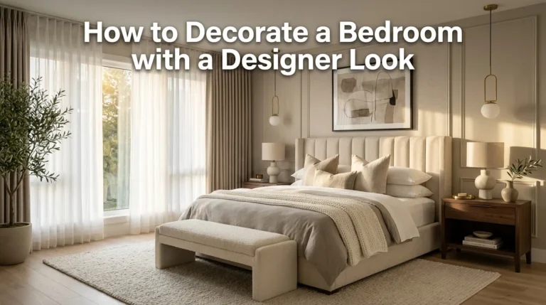How to Decorate a Bedroom with a Designer Look