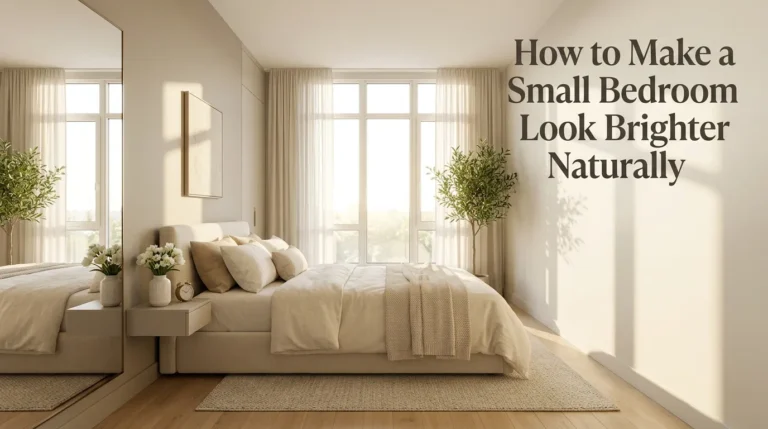 How to Make a Small Bedroom Look Brighter Naturally