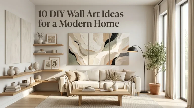 10 DIY Wall Art Ideas for a Modern Home