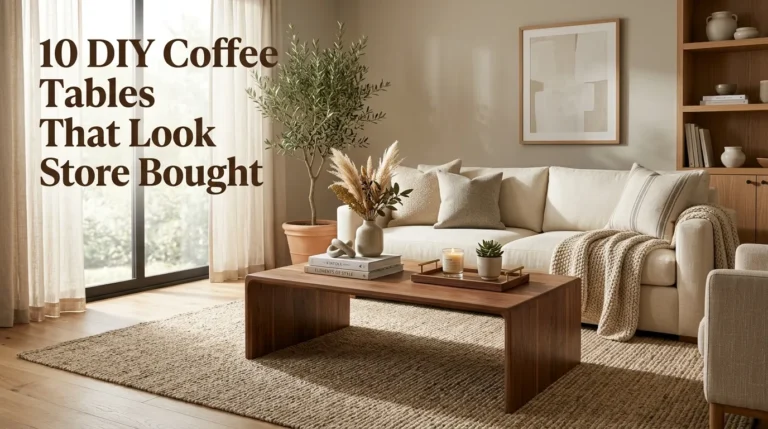 10 DIY Coffee Tables That Look Store Bought
