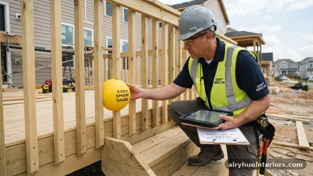 Managing Project Timelines and Inspections - The 4-Inch Sphere Rule: Why Building Inspectors Fail Wider Baluster Gaps