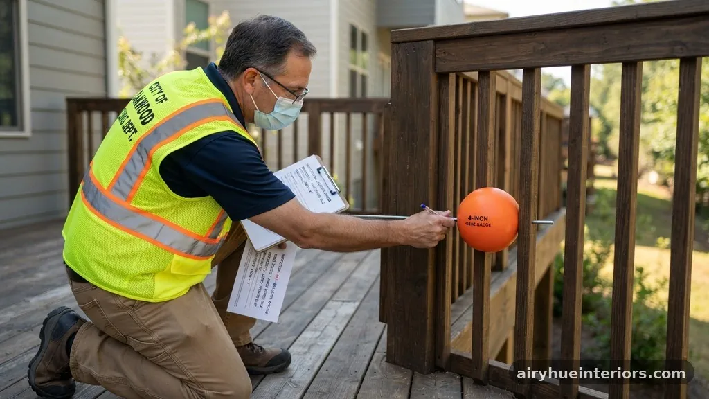 The 4-Inch Sphere Rule: Why Building Inspectors Fail Wider Baluster Gaps
