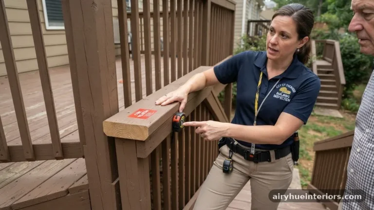 Why Wide 2x6 Flat Wood Handrails Fail Residential Building Inspections